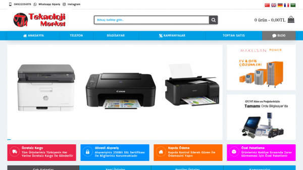 E-Ticaret Yazılımı Profesyonel En Ucuz Eticaret Paketi